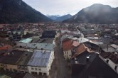 Archiv Foto Webcam Alpenwelt Karwendel - Mittenwald Kirche 13:00