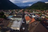Archived image Webcam Karwendel Alps - Mittenwald Church 06:00