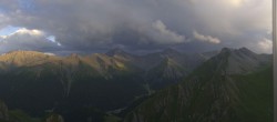 Archiv Foto Webcam Samnaun - Alp Trida Sattel 19:00