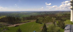 Archived image Webcam Sachsenbrunn - Bleßberg Mountain 13:00