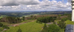 Archived image Webcam Sachsenbrunn - Bleßberg Mountain 09:00