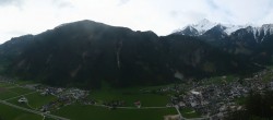 Archiv Foto Webcam Mayrhofen: Ausblick Gasthof Zimmereben 06:00