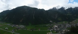 Archiv Foto Webcam Mayrhofen: Ausblick Gasthof Zimmereben 07:00