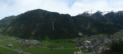 Archiv Foto Webcam Mayrhofen: Ausblick Gasthof Zimmereben 13:00
