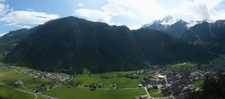 Archiv Foto Webcam Mayrhofen: Ausblick Gasthof Zimmereben 09:00