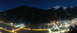 Archiv Foto Webcam Mayrhofen: Ausblick Gasthof Zimmereben 03:00