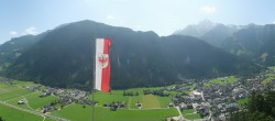 Archiv Foto Webcam Mayrhofen: Ausblick Gasthof Zimmereben 09:00