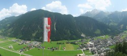 Archiv Foto Webcam Mayrhofen: Ausblick Gasthof Zimmereben 11:00