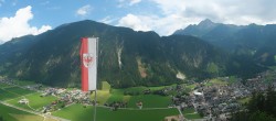 Archiv Foto Webcam Mayrhofen: Ausblick Gasthof Zimmereben 13:00