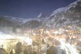 Archiv Foto Webcam Zermatt - Matterhornblick Hotel Schönegg 23:00