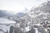 Archiv Foto Webcam Zermatt - Matterhornblick Hotel Schönegg 09:00