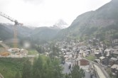 Archiv Foto Webcam Zermatt - Matterhornblick Hotel Schönegg 13:00