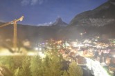 Archiv Foto Webcam Zermatt - Matterhornblick Hotel Schönegg 23:00