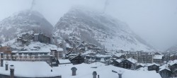 Archiv Foto Webcam Zermatt: Panoramablick auf das Dorf 04:00