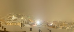 Archiv Foto Webcam Zermatt: Panoramablick auf das Dorf 23:00