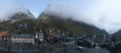 Archived image Webcam Zermatt - Grand Hotel Zermatterhof 08:00