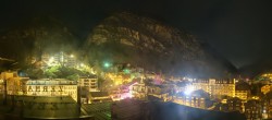 Archiv Foto Webcam Zermatt: Panoramablick auf das Dorf 01:00