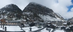 Archiv Foto Webcam Zermatt: Panoramablick auf das Dorf 13:00