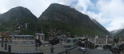 Archiv Foto Webcam Zermatt: Panoramablick auf das Dorf 15:00