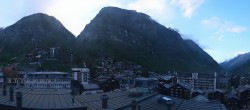 Archiv Foto Webcam Zermatt: Panoramablick auf das Dorf 19:00