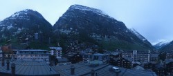 Archiv Foto Webcam Zermatt: Panoramablick auf das Dorf 19:00