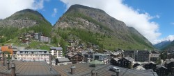 Archiv Foto Webcam Zermatt: Panoramablick auf das Dorf 09:00