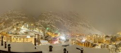 Archiv Foto Webcam Zermatt: Panoramablick auf das Dorf 23:00