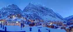 Archiv Foto Webcam Zermatt: Panoramablick auf das Dorf 06:00