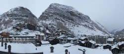 Archiv Foto Webcam Zermatt: Panoramablick auf das Dorf 09:00