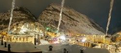 Archiv Foto Webcam Zermatt: Panoramablick auf das Dorf 23:00