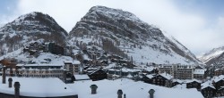 Archiv Foto Webcam Zermatt: Panoramablick auf das Dorf 11:00