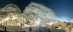 Archiv Foto Webcam Zermatt: Panoramablick auf das Dorf 17:00