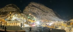 Archiv Foto Webcam Zermatt: Panoramablick auf das Dorf 21:00