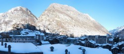 Archiv Foto Webcam Zermatt: Panoramablick auf das Dorf 10:00