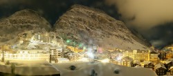 Archiv Foto Webcam Zermatt: Panoramablick auf das Dorf 01:00