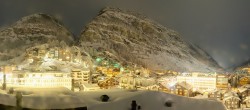 Archiv Foto Webcam Zermatt: Panoramablick auf das Dorf 05:00