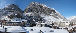 Archiv Foto Webcam Zermatt: Panoramablick auf das Dorf 13:00