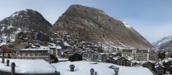 Archiv Foto Webcam Zermatt: Panoramablick auf das Dorf 11:00