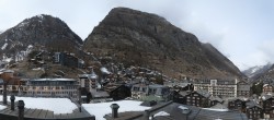 Archiv Foto Webcam Zermatt: Panoramablick auf das Dorf 13:00