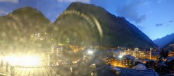 Archiv Foto Webcam Zermatt: Panoramablick auf das Dorf 03:00
