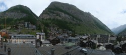 Archiv Foto Webcam Zermatt: Panoramablick auf das Dorf 09:00