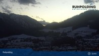 Archiv Foto Webcam Ruhpolding: Panoramablick auf den Ort 01:00