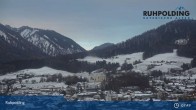 Archiv Foto Webcam Ruhpolding: Panoramablick auf den Ort 08:00