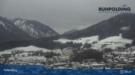 Archiv Foto Webcam Ruhpolding: Panoramablick auf den Ort 09:00