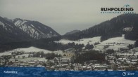 Archiv Foto Webcam Ruhpolding: Panoramablick auf den Ort 12:00