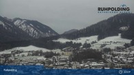 Archiv Foto Webcam Ruhpolding: Panoramablick auf den Ort 14:00