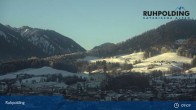 Archiv Foto Webcam Ruhpolding: Panoramablick auf den Ort 09:00