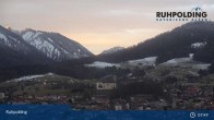 Archiv Foto Webcam Ruhpolding: Panoramablick auf den Ort 07:00