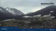 Archiv Foto Webcam Ruhpolding: Panoramablick auf den Ort 08:00