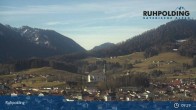 Archiv Foto Webcam Ruhpolding: Panoramablick auf den Ort 09:00